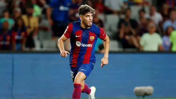 Abde, con el Barcelona.