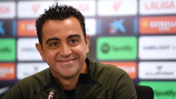 Xavi Hernández fue entrenador del Barcelona.