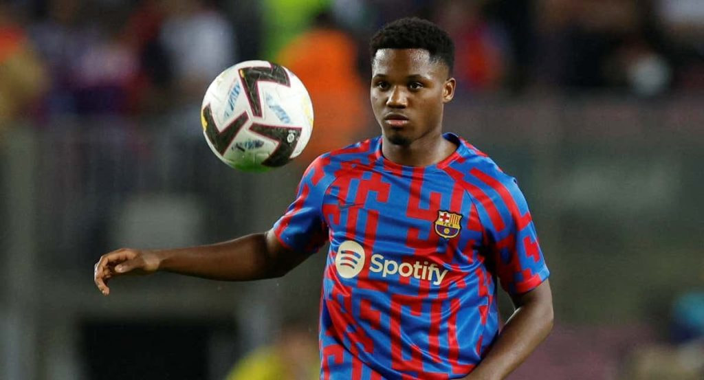 Ansu Fati, jugador del FC Barcelona.