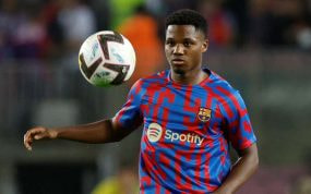 Ansu Fati, jugador del FC Barcelona.