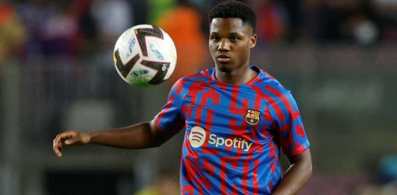 Ansu Fati, jugador del FC Barcelona.