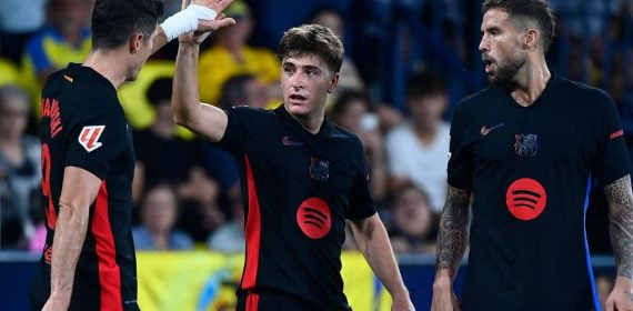 Pablo Torre, durante un partido del Barça.