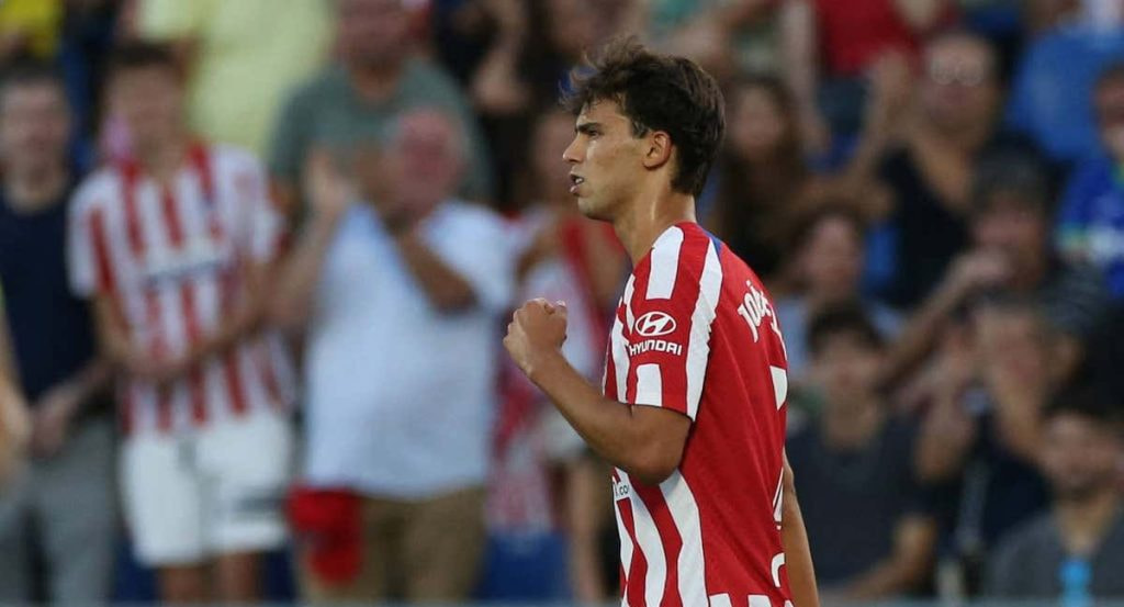 Joao Félix, en un partido con el Atlético de Madrid.