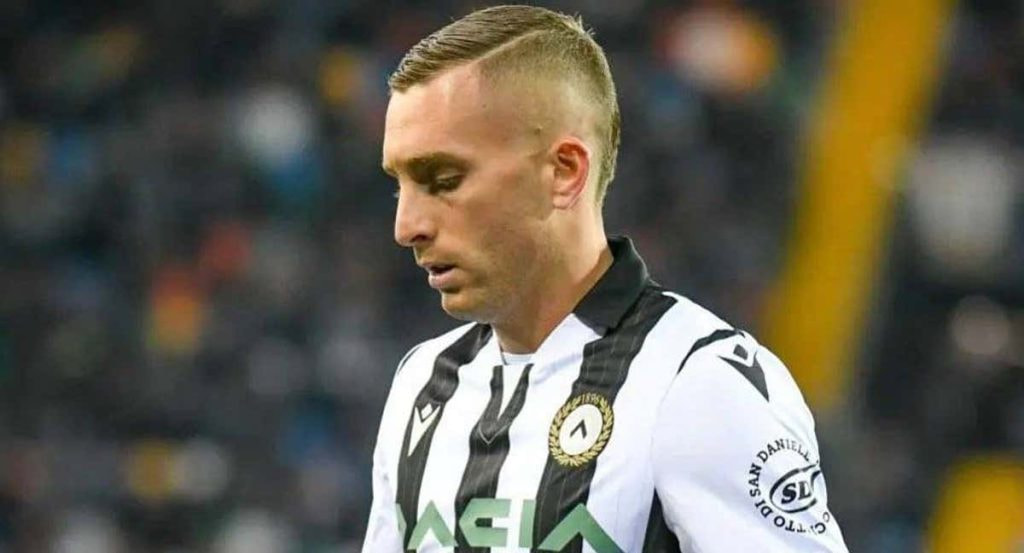 Gerard Deulofeu, durante un partido con el Udinese.