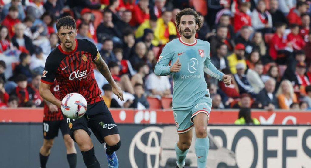 Griezmann, durante un partido esta temporada.