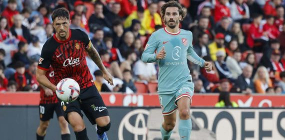 Griezmann, durante un partido esta temporada.