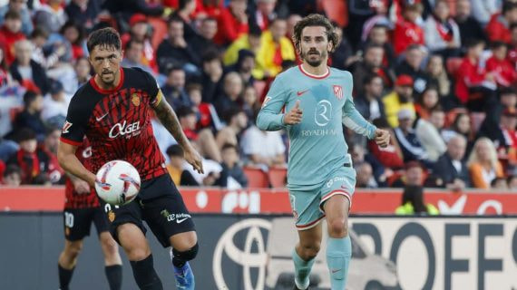 Griezmann, durante un partido esta temporada.