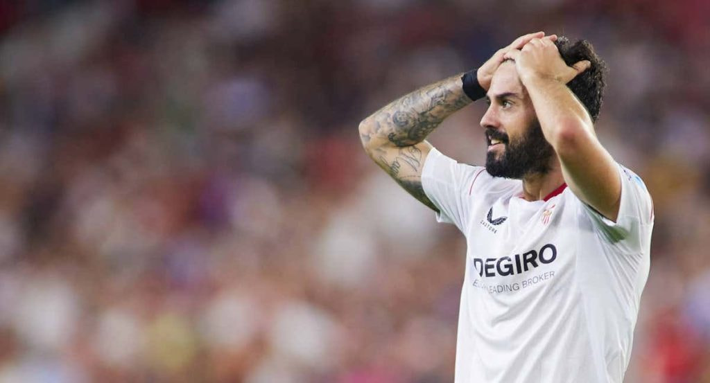 Isco, durante un partido en su etapa en el Sevilla.