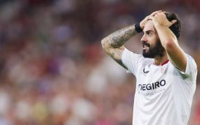 Isco, durante un partido en su etapa en el Sevilla.