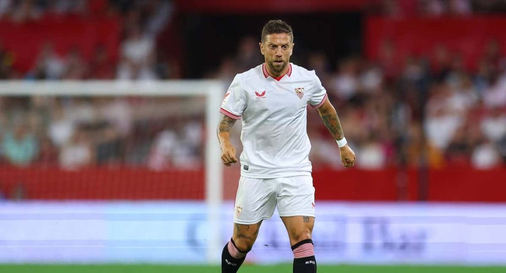 Papu Gómez, en un partido con el Sevilla.