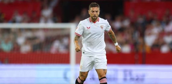 Papu Gómez, en un partido con el Sevilla.