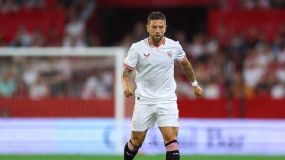 Papu Gómez, en un partido con el Sevilla.