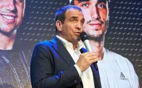 Luigi Carraro en la presentación del P1 de Madrid.