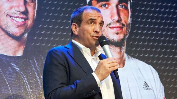 Luigi Carraro en la presentación del P1 de Madrid.