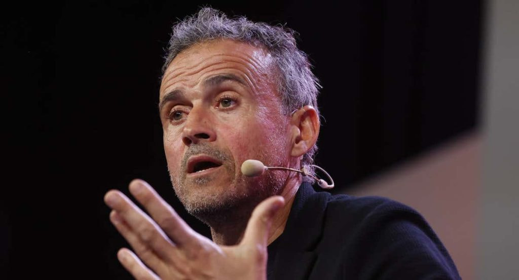 Luis Enrique, en una comparecencia de prensa.