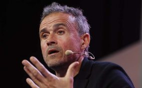 Luis Enrique, en una comparecencia de prensa.