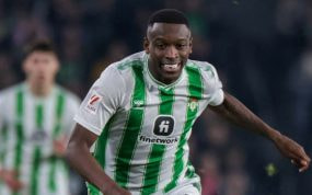 Luiz Henrique, en un partido con el Betis.