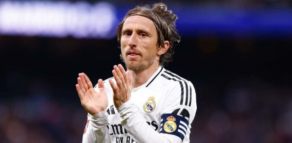 Luka Modric durante el Real Madrid-Girona de LaLiga.