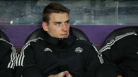 Lunin, en el banquillo.