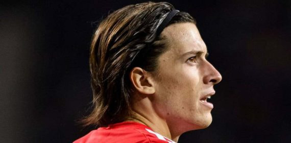 Álvaro Carreras, con el Benfica.