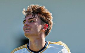 Nico Paz, con el Real Madrid.