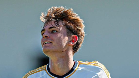 Nico Paz, con el Real Madrid.