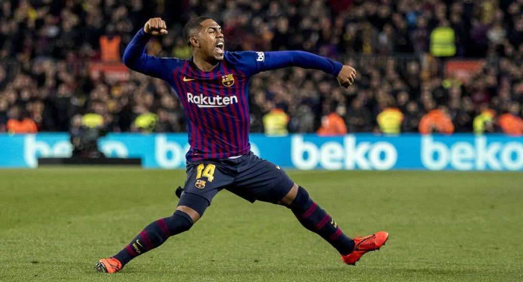 Malcom se ganó al Camp Nou con su entrega.