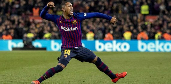 Malcom se ganó al Camp Nou con su entrega.