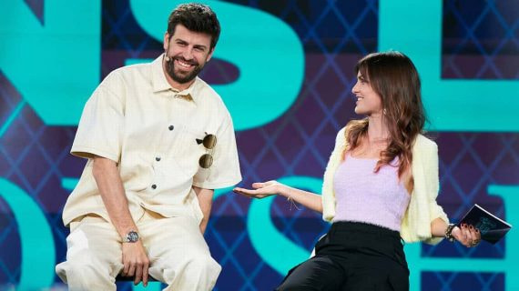 Piqué, durante la presentación de la Queens League.