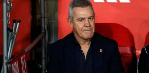 Javier Aguirre, en el banquillo del Mallorca.