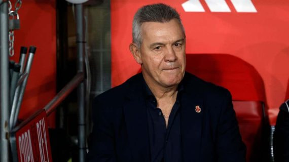 Javier Aguirre, en el banquillo del Mallorca.
