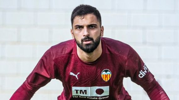 Mamardashvili en un entrenamiento.