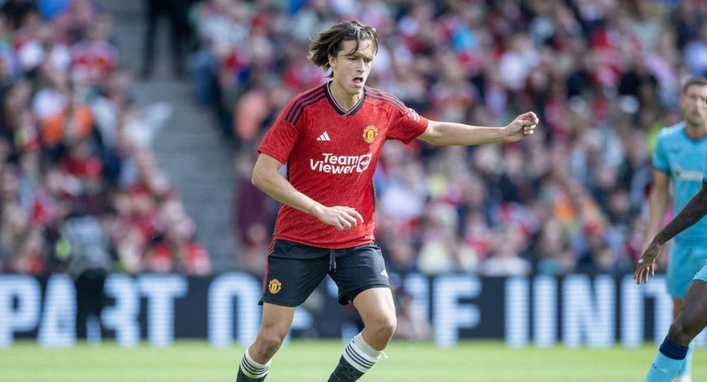 Álvaro Fernández Carreras, durante un partido de pretemporada.