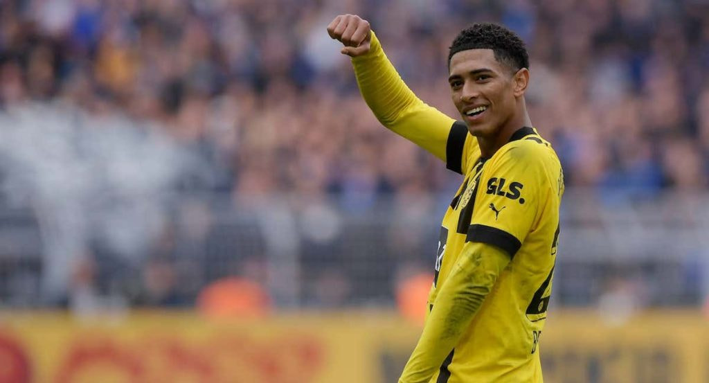Bellingham, con el Borussia Dortmund.