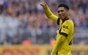 Bellingham, con el Borussia Dortmund.