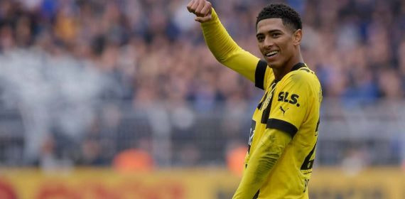 Bellingham, con el Borussia Dortmund.