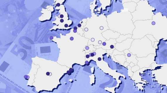 El mapa de los precios de las entradas locales de Champions, por equipo.