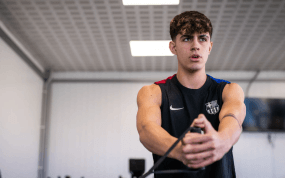 Bernal se recupera en las instalaciones del club.