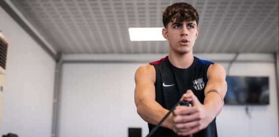 Bernal se recupera en las instalaciones del club.