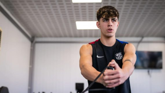 Bernal se recupera en las instalaciones del club.
