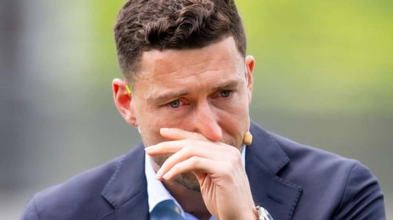 De Marcos, emocionado en su despedida.