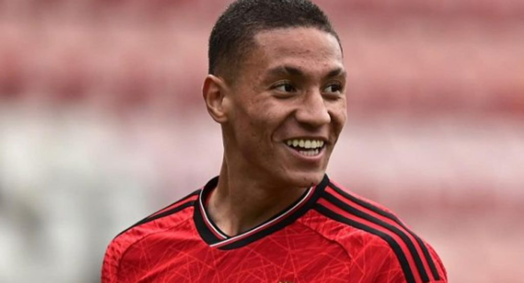 Mateo Mejía, futbolista del Manchester United.