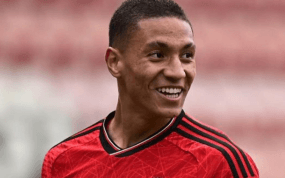 Mateo Mejía, futbolista del Manchester United.