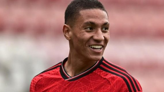 Mateo Mejía, futbolista del Manchester United.
