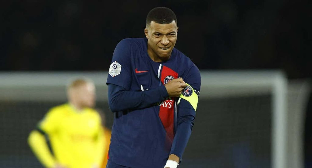 Mbappé, con el PSG.
