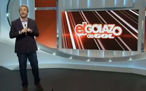 Captura de pantalla del primer programa emitido de 'El Golazo de Gol', con Manolo Lama.