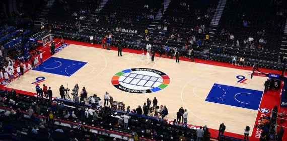 Pista de los Philadelphia 76ers.