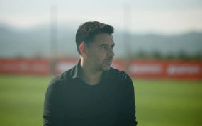 Michel durante la entrevista en Caldes