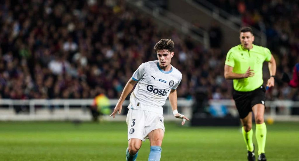 Miguel Gutiérrez, en un partido con el Girona.