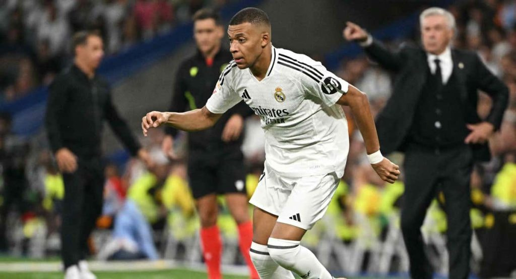 Mbappé, el día que se lesionó contra el Alavés.